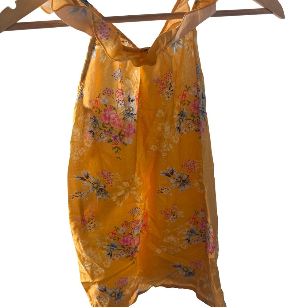Beebay Yellow Floral Girls Dress - 7